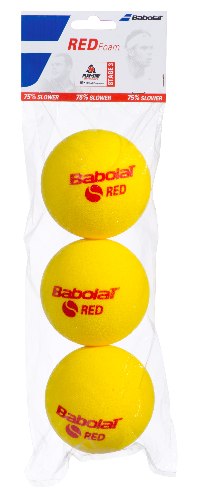 Red Foam (3 ballen)